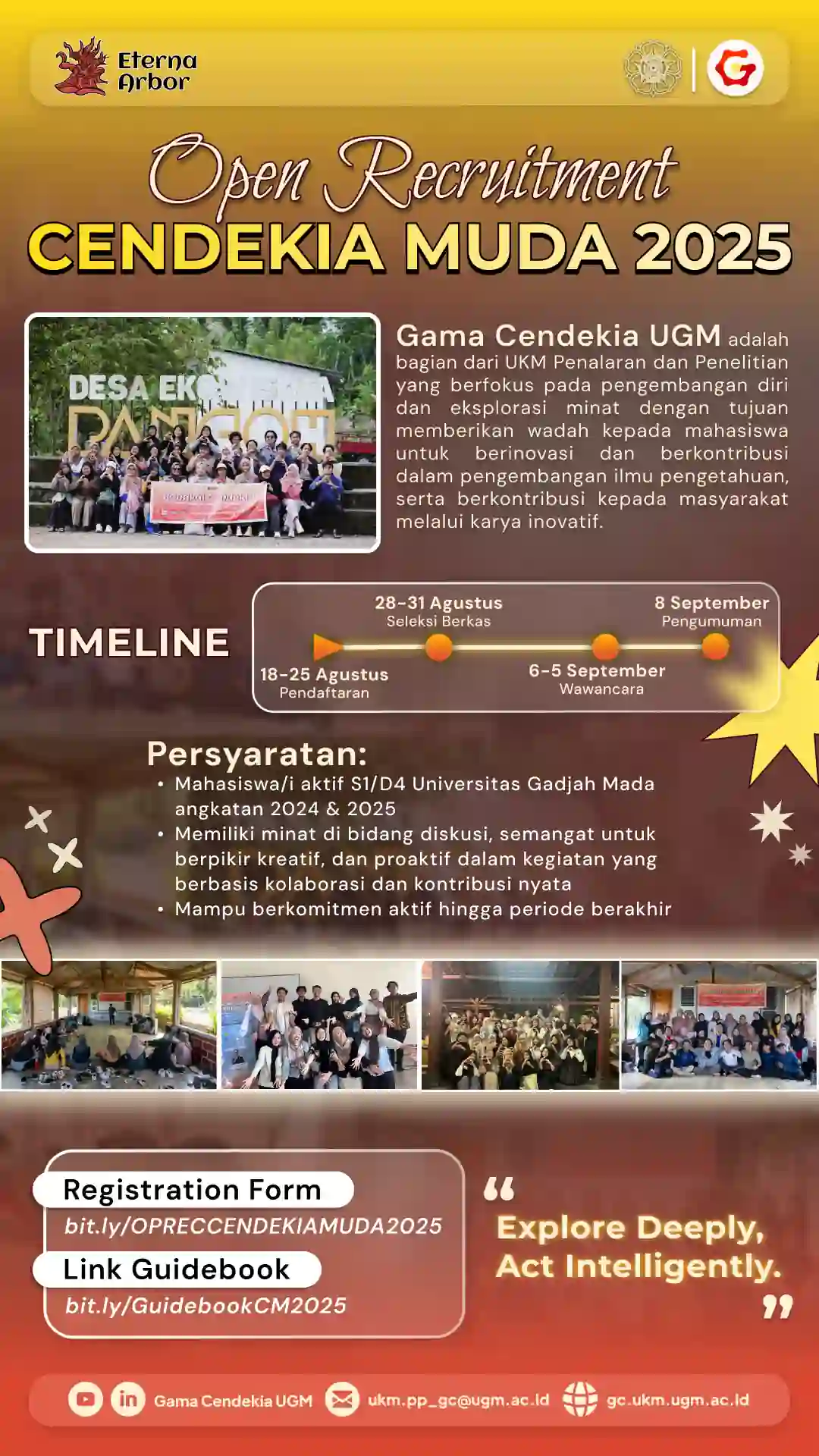 Poster Pendaftaran Gama Cendekia